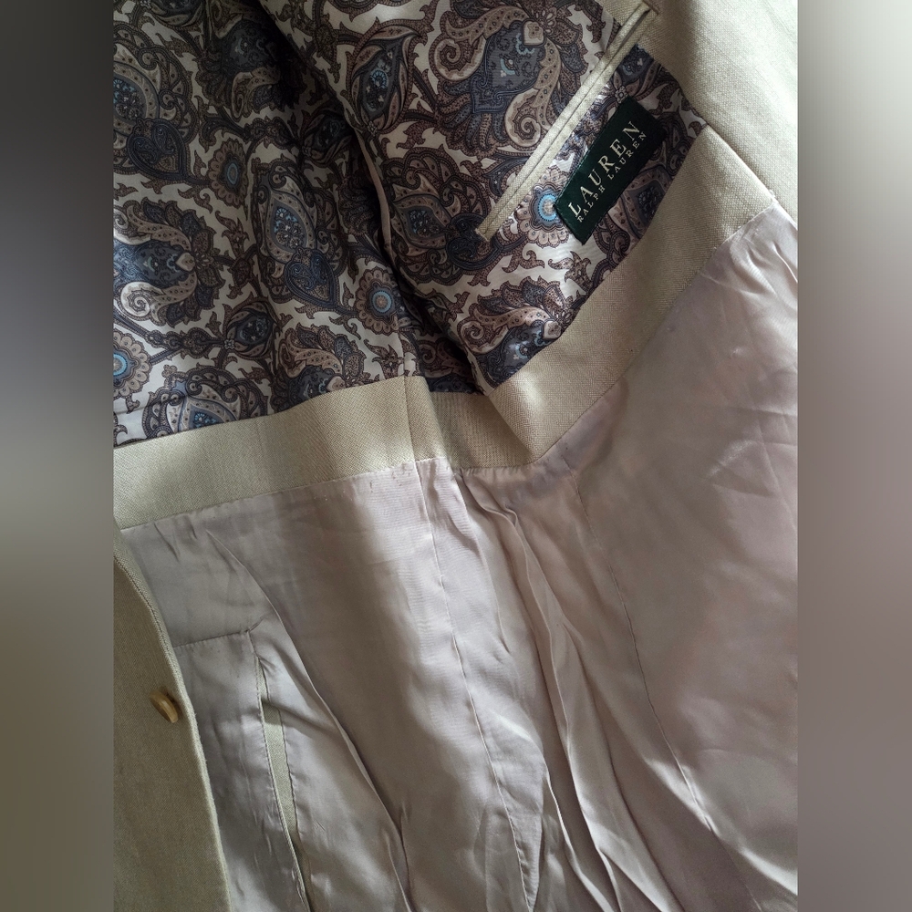 Ralph Lauren Classic Tan Blazer - Picture 9 of 12